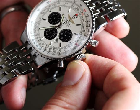 breitling watch winding crown